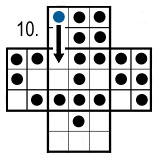 peg solitaire move 10